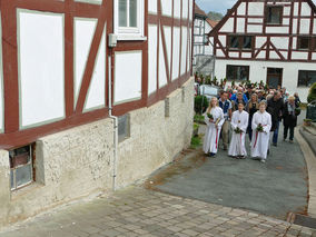 Palmsonntag in St. Crescentius - Beginn der Heiligen Woche (© Karl-Franz Thiede)
